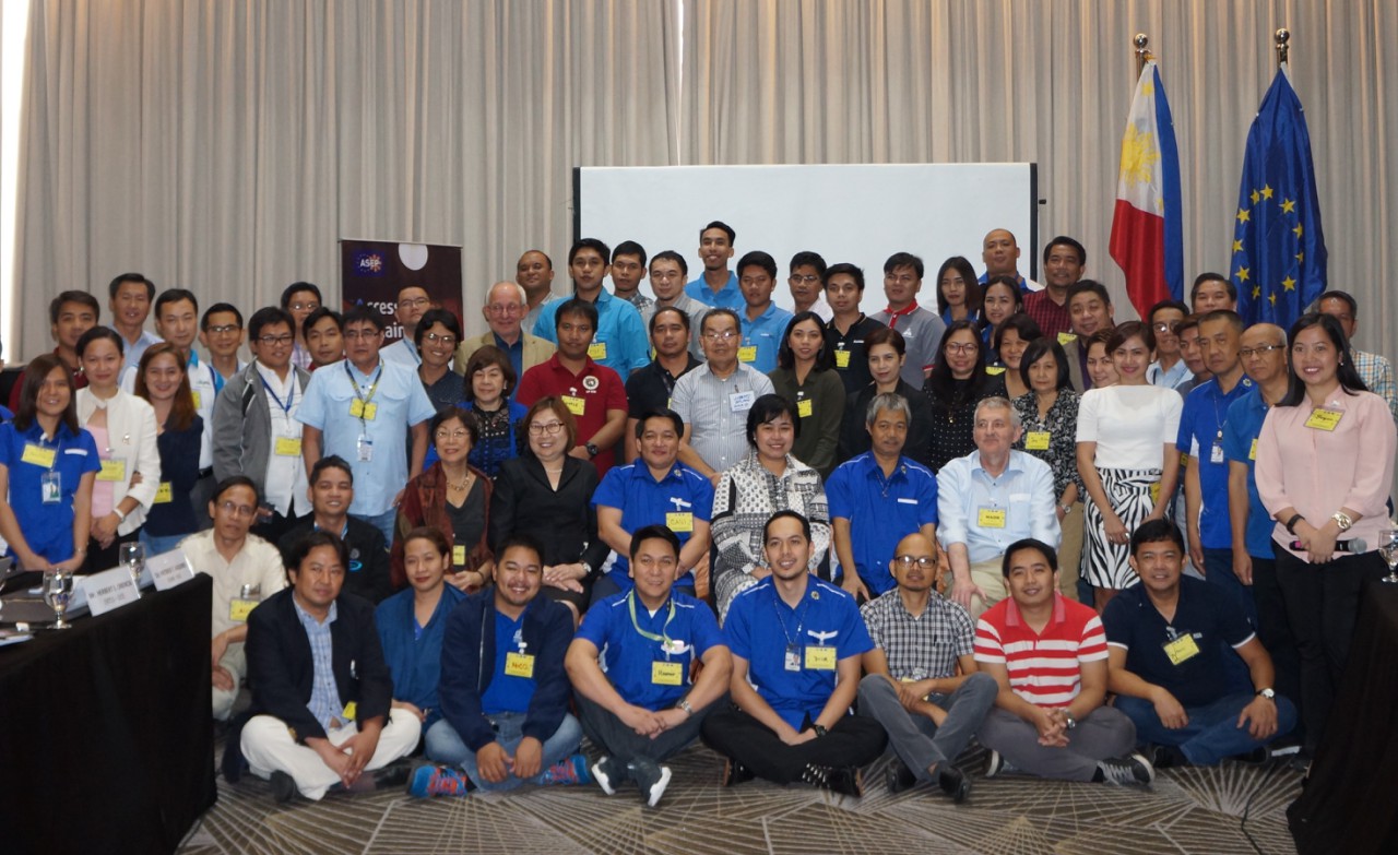 LINKING HANDS:  Industry stakeholders together with the Department of Energy (DOE) and Access to Sustainable Energy Program (ASEP) personnel participated in the public consultation for the Particular Product Requirements (PPR) for air-conditioners and refrigerating appliances held on 24 May 2017 at the F1 Hotel in BGC, Taguig City.