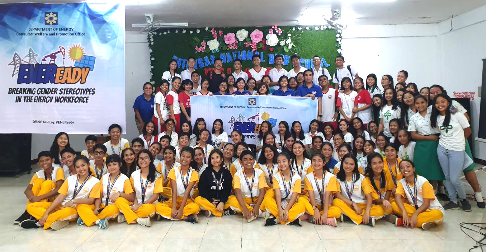  ENEReady STUDENTS: Over 100 Batangas National High School (BNHS) students participated in the ENEReady campaign held on Friday (15 November) at the BNHS Conference Hall.  