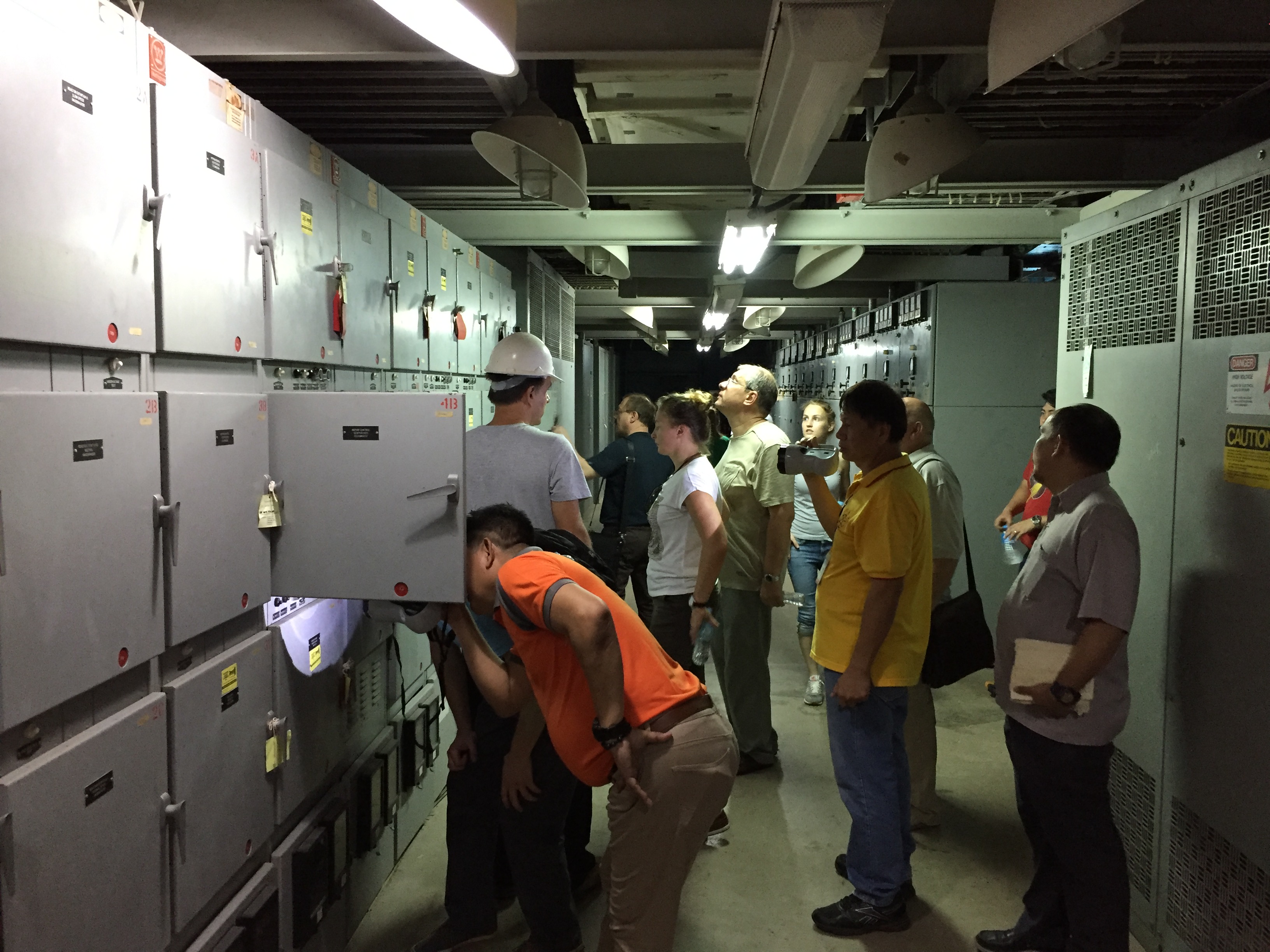 Representatives from the Department of Energy (DOE), National Power Corporation (NPC) and Philippine Nuclear Research Institute (PNRI) together with experts from the Russian nuclear agency ROSATOM inspect the Bataan Nuclear Power Plant.