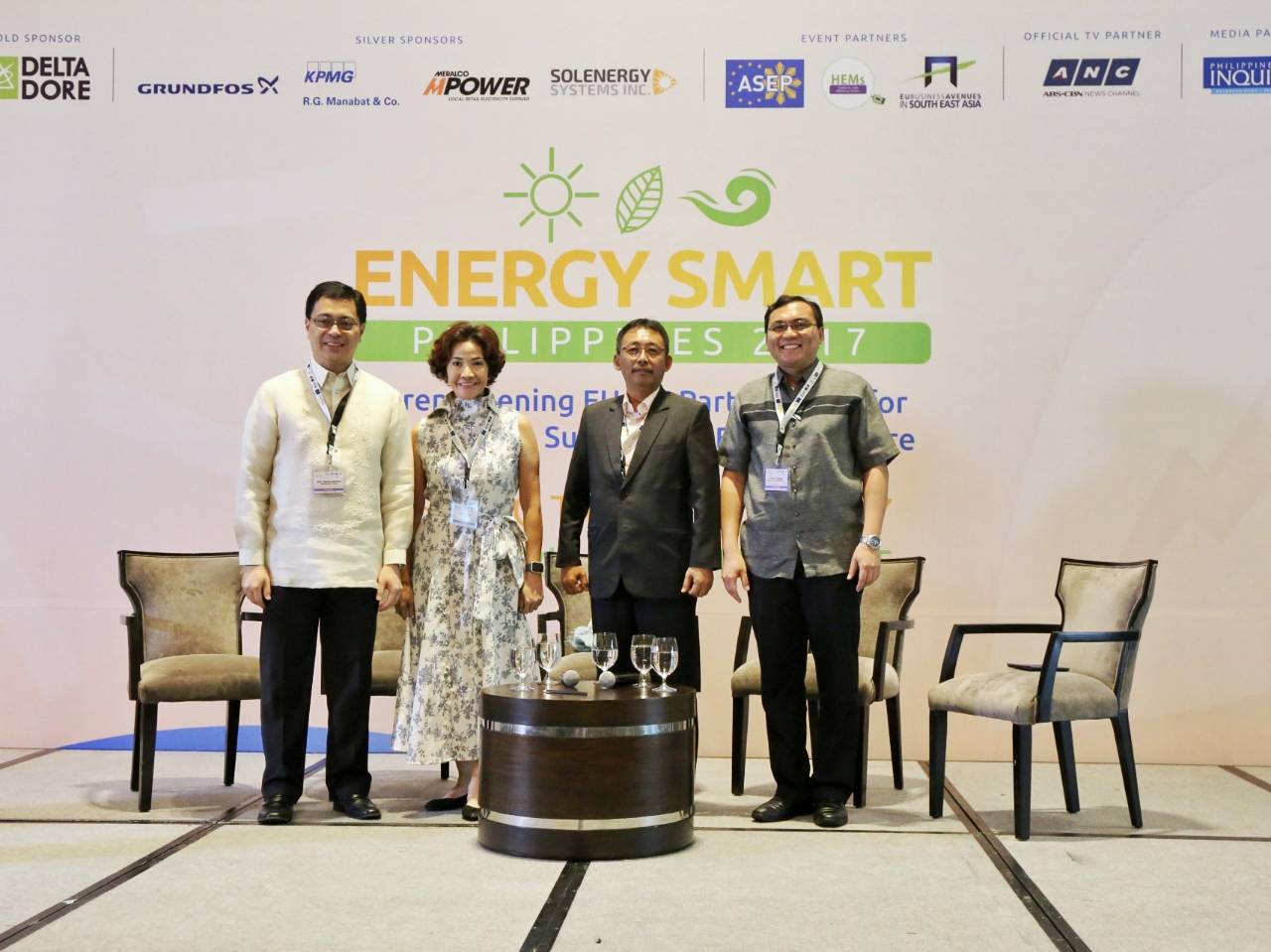 Director Mario C. Marasigan, OIC for Electric Power Industry Management Bureau of the Energy Department talks about the Philippine power sector situation during Session 1: "Implementing the Power Sector Roadmap" of the 4th Energy Smart Philippines 2017 held on Thursday at the Shangri-La The Fort, Taguig City.