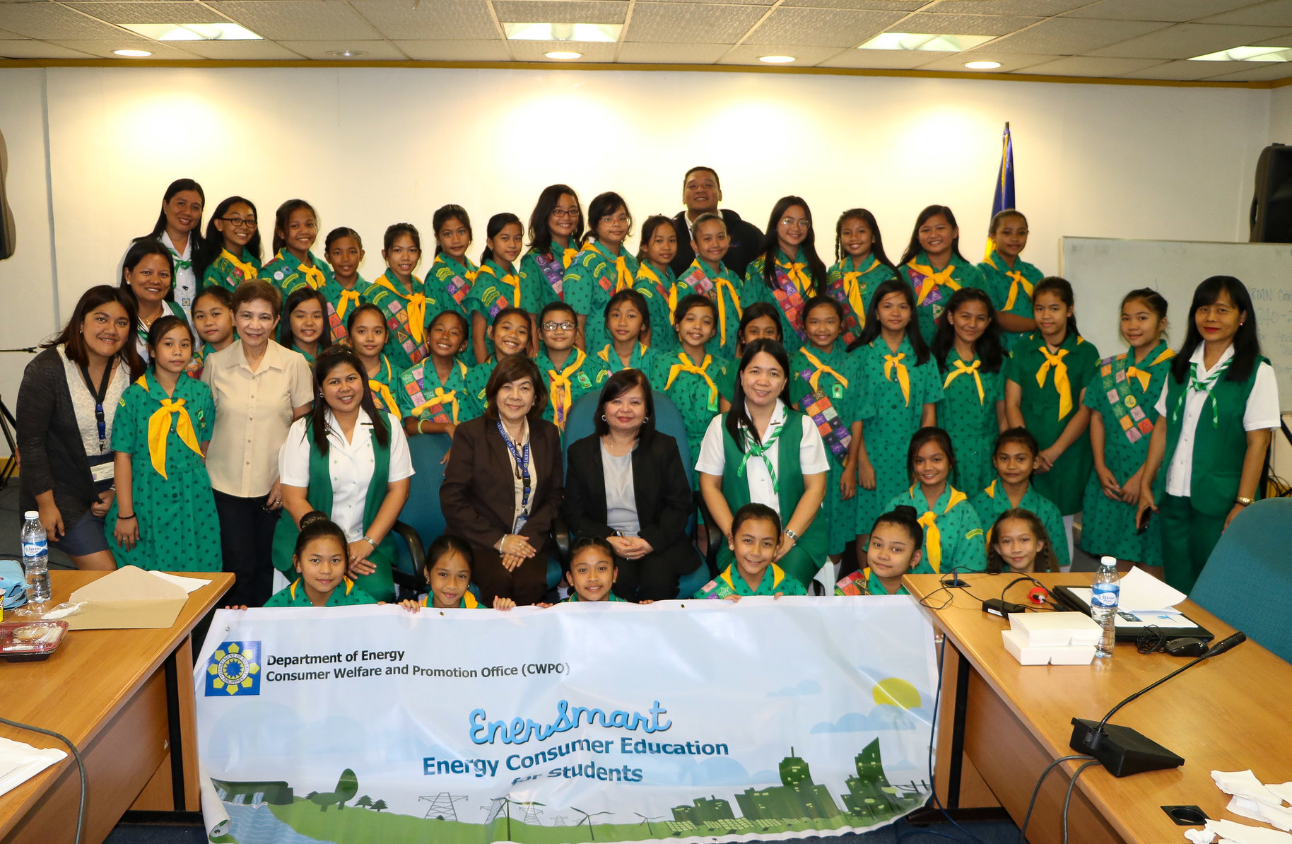 The DOE and the GSP conducted the first Energy Smart Kids this year after a Memorandum of Understanding was signed last January.