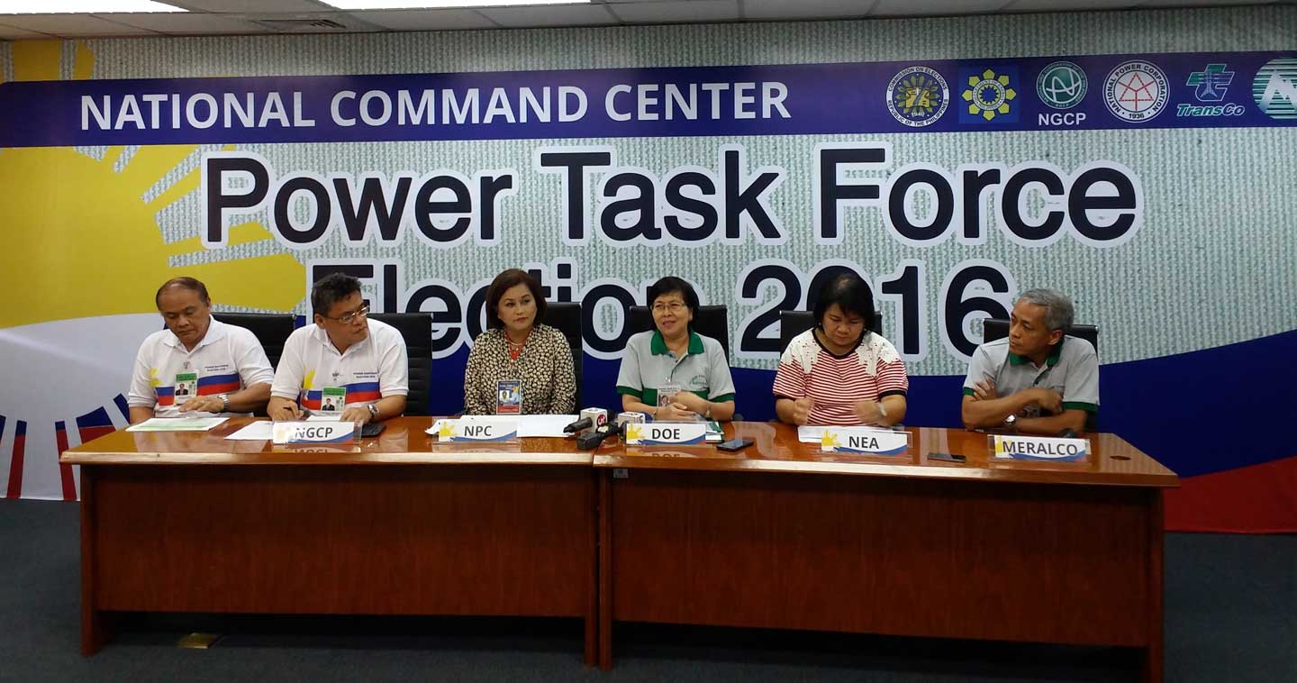 Power Situation Remains Normal on Election Day Department of