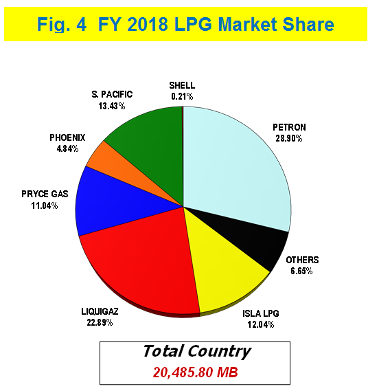 Figure 4 FY 2018 LPG Market Share